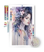 Floral Fairy Tale Portrait - Paint by Numbers Kit - £23.35 GBP+