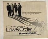 Law And Order Tv Guide Print Ad Sam Waterston TPA10 - £4.76 GBP