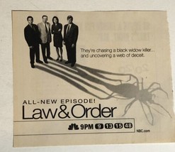 Law And Order Tv Guide Print Ad Sam Waterston TPA10 - £4.74 GBP