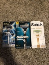Mix Lot Of Gillette Mach 3 Razors & Schick Xtreme New - $18.69