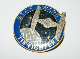 Classic Star Wars Imperial Tie Fighter Circle Enamel Metal Pin 1995 NEW UNUSED - £7.70 GBP
