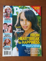 People Magazine November 18, 2013 - Kerry Washington - Lindsay Lohan - Twilight - £5.41 GBP