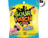 6x Bags Sour Patch Kids Tropical Flavor Soft &amp; Chewy Gummy Candy | 5oz - £17.54 GBP