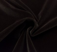 Designer Faux Mohair Dark Grey Wool Velvet Drapery Furniture Fabric Bty 55&quot;W - £31.59 GBP