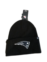 New NWT New England Patriots &#39;47 Brand Haymaker Logo Cuffed Knit Beanie Hat - £19.67 GBP