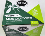 STEM Mosquito Repellent 10-Count Unscented Skin Wipes Essential Oils Dee... - $8.50