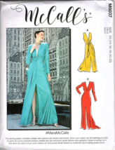 McCall's M8037 Misses 14 to 22 Special Occasion Prom Dress Uncut Sewing Pattern - £13.08 GBP