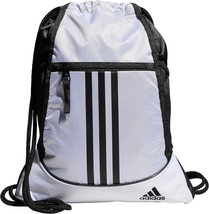 Alliance Sackpack Drawstring Backpack Gym Bag White Black One Size - £30.97 GBP