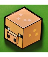 Minecraft Pig Enamel Pin FiGPiN Mini Y35 Rare Official Mojang Collectible - £18.32 GBP