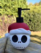 Disney Nightmare Before Christmas Jack Skellington Santa Hat Soap Dispenser NEW - £23.72 GBP