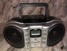 RCA AM/FM Portable Boombox w/ CD-R/RW Player MP3 Input Base Boost Model ... - $99.25