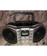 RCA AM/FM Portable Boombox w/ CD-R/RW Player MP3 Input Base Boost Model ... - $117.77