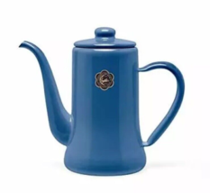 TSUKI-USAGI BRAND Enamel Slim Coffee Pot 1.2L Blue NODA HORO Made in Japan - £23.61 GBP