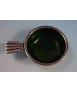 Bernadotte by Georg Jensen Sterling Silver Salt Dip with Green Enamel #9... - $6,528.09 MXN