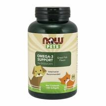 NOW Pet Health, Omega 3 Supplement, Formulated for Cats &amp; Dogs, NASC Certifie... - £15.20 GBP