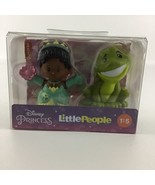 Disney Princess &amp; The Frog Little People Tiana Frog Prince Figures Fishe... - $29.70 CAD