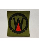 WWI, LIBERTY LOAN PATCH, 104th FIELD ARTILLERY, 89th DIVISION, BEVO WEAVE - £47.07 GBP
