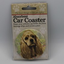 Super Absorbent Car Coaster - Dog - Cocker Spaniel - $5.44