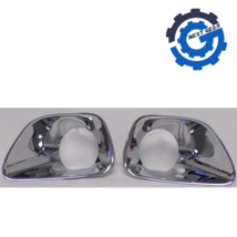 New OEM Mopar Pair Chrome Fog Lamp Bezel 2011-2013 Grand Cherokee WK 82212341 - £65.98 GBP