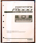 Yamaha PSR-A1000 Keyboard Original Overall Circuit Diagram and Schematic... - $59.99