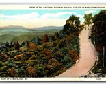 National Highway Martins Mountain Cumberland Maryland MD UNP WB Postcard... - $2.92