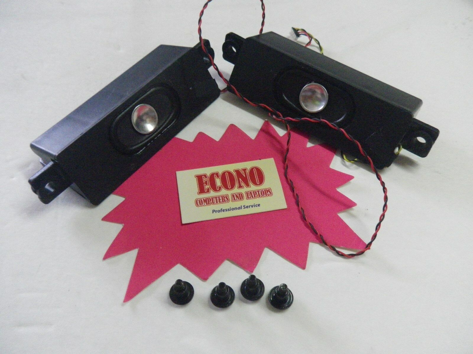 GATEWAY ZX6980 L/R internal speaker set W/SCREWS   TESTED - $3.96
