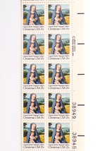 United States Stamps Block of 20  US #1799 1977 15c Christmas Virgin and Child - $17.99