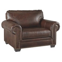 Signature Design by Ashley Roleson Traditional Leather Chair and a Half with Nai - £1,539.26 GBP