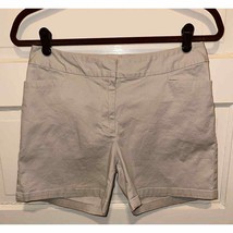 Talbots Factory Outlet Shorts Beige Tan Chinos Size 4 - £8.11 GBP