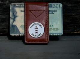 Harbour Town Leather Money Clip by Ahead - Beautiful - £15.42 GBP
