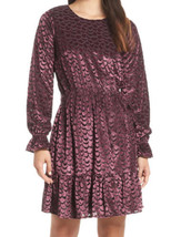 MICHAEL Michael Kors Womens Velvet Waist Dress Without Belt Large - £99.05 GBP