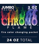 CHROMO FLAME Fire Color Changing Packets for Fire Pit, Campfire, Bonfire, - £31.46 GBP