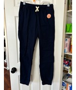 Lot 2 Boys Youth Place Khaki &amp; Navy Pant Size 18, Jogger Stretch Casual ... - $12.38