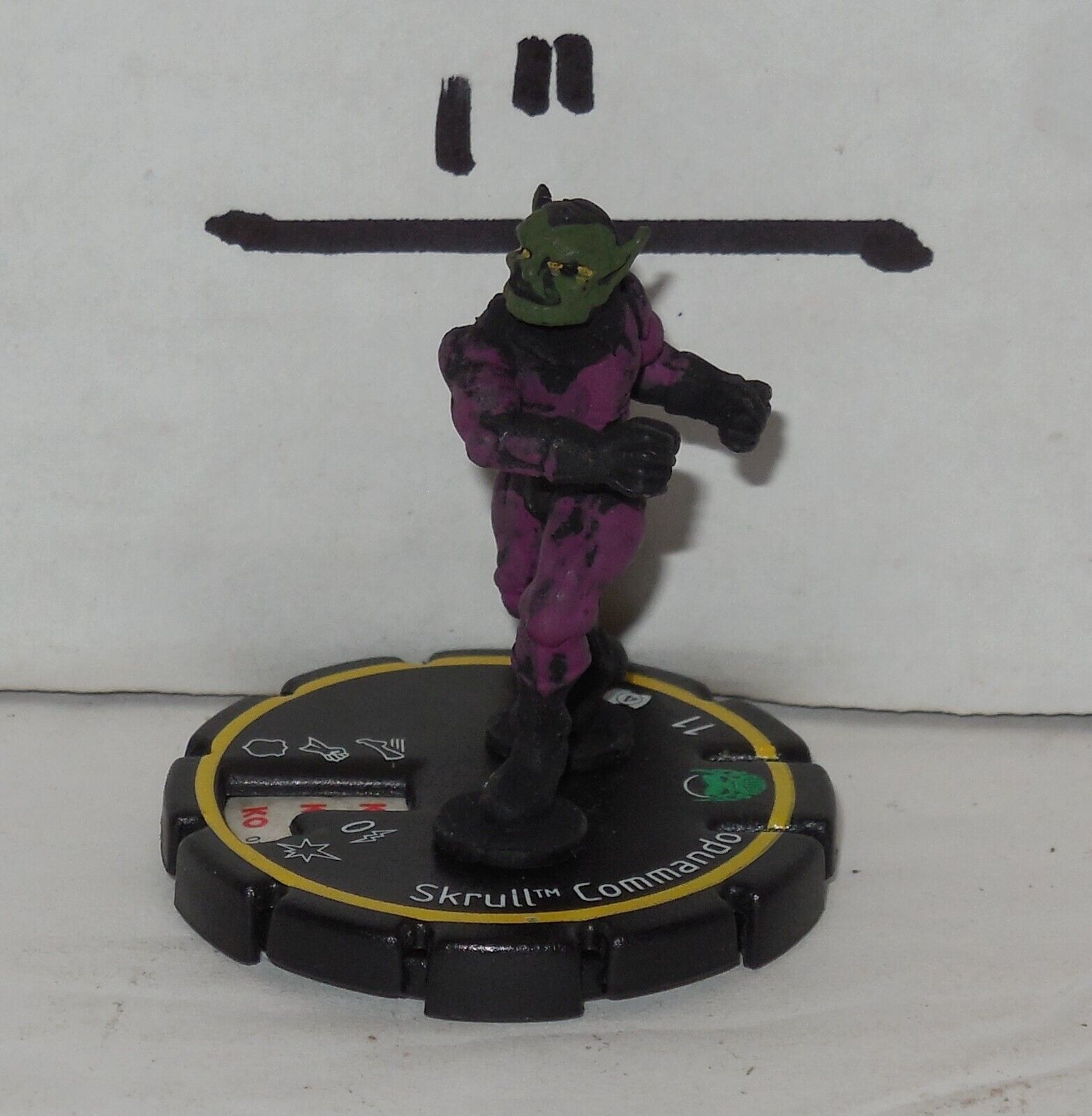 Heroclix Miniature Marvel Clobberin Time set Skull Commando #016 figure ... - $10.44
