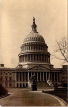 Washington D.C. The Capitol Building Unposted RPPC Antique Vintage Postcard - £11.05 GBP