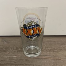 Super Bowl  XXXV Baltimore Ravens New York Giants Miller Lite Pint Glass - $12.00