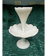Vallerysthal France milkglass pedestal epergne - £69.78 GBP