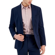 Alfani Patch Pocket Blazer Men&#39;s Small 32-34 Neo Navy Alfatech Notch Lapel - $44.99