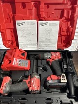Milwaukee 3697-22 M18 FUEL 2-Tool Combo Kit 1 Battery 2904-20 2953-20 - $223.47