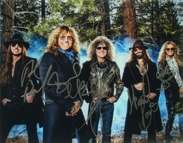 Whitesnake Signed Photo X5 - David Coverdale, Tommy Aldridge 11&quot;x 14&quot; w/COA - £207.03 GBP