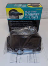 Head Strap Magnifier With Lights Model 38896 NIB - £11.53 GBP