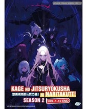 Kage No Jitsuryokusha Ni Naritakute! Sea 2 VOL.1-12 End Eng Dub Ship From Usa - $19.68