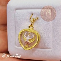 18K Gold-Plated Amulet Buddha Pendant necklace Garuda Thai Baht Yellow 2... - $29.99