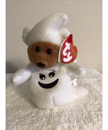 RETIRED TY BEANIE BABY HALLOWEENIE~SHEETSIES HALLOWEEN GHOST TEDDY BEAR ... - $21.88 CAD