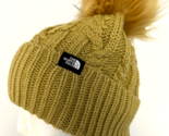 THE NORTH FACE WOMEN&#39;S OH MEGA FUR POM BEANIE Antelope Tan One Size - £39.42 GBP