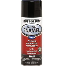 Rust-Oleum Automotive 253365 12-Ounce Acrylic Lacquer Spray, Black Gloss - $13.50 CAD