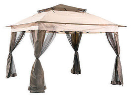 10 x 10 ft. Pop Up Pogoda Gazebo, Black - £227.45 GBP