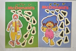 1995 McDonalds Ronald and Birdie Sticker Sets  - $9.90