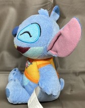 Disney Stitch Plush Hawaiian Lei Shirt Doll 7.5&quot; - £8.62 GBP