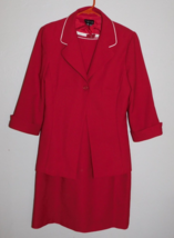 My Michelle Red Sleeveless Dress with Jacket 2-Piece Set Size 9/10 - £47.20 GBP